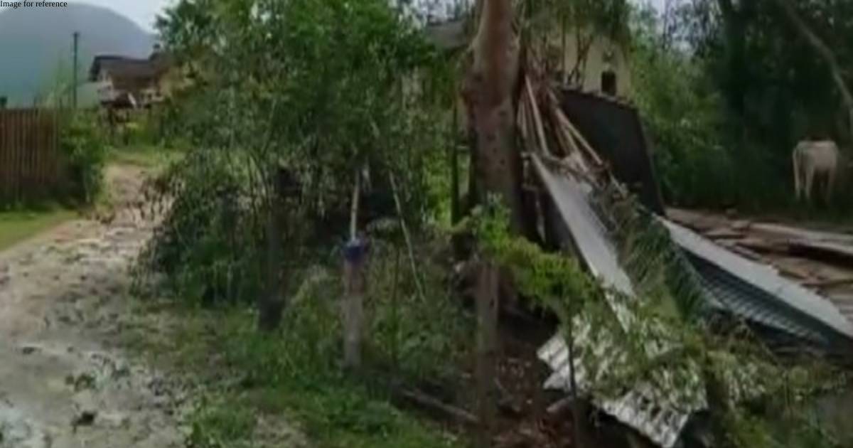 Cyclone Sitrang: Several houses damaged, trees uprooted due to heavy rains in Assam